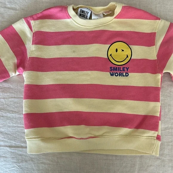Zara Smiley World Happy Collection Sweatshirt - Picture 5 of 10